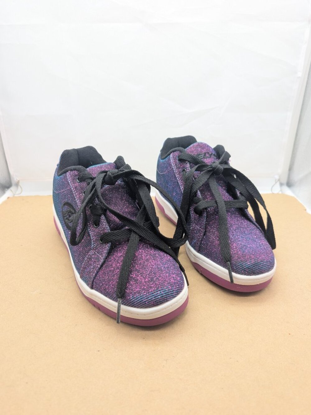Heelys Split Purple Aqua Heelys glitter girls Heelys HE100054 - Size YTH 5.